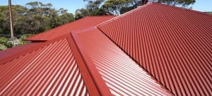 Red Colorbond roof