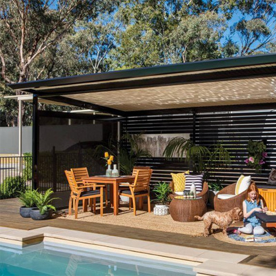 flat roof patio