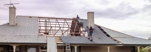 Re-roofing Progress
