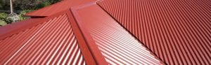 Colorbond red roof