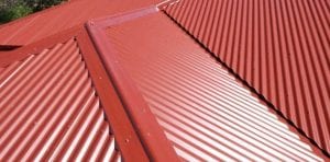 Colorbond roof and ridge